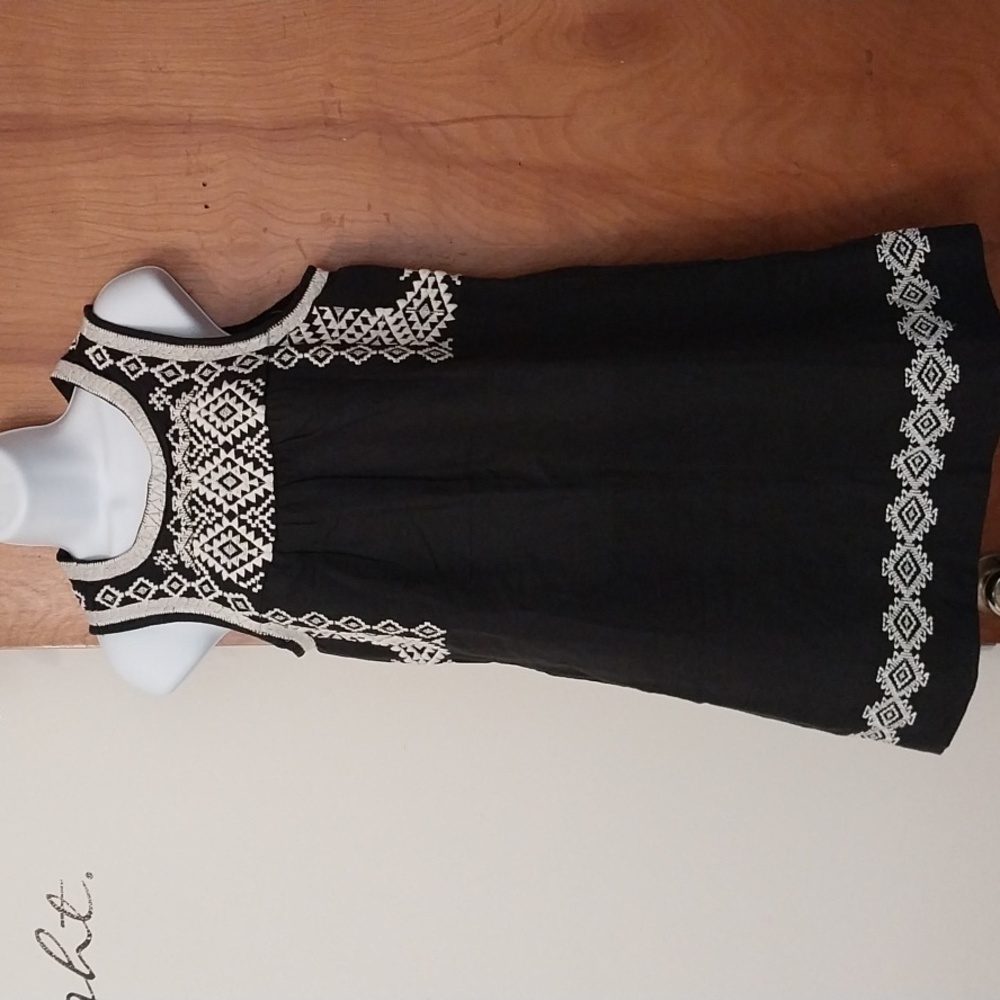 Lucky brand linen aztec dress